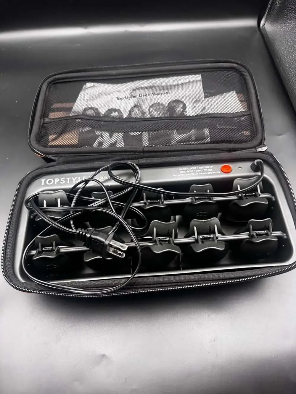 TopStyler by InStyler Heated Ceramic Styling Shells Hair Curler System with Case